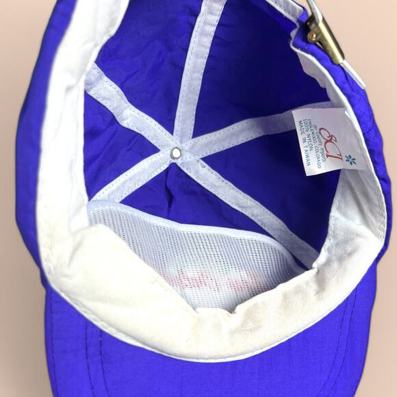 Vintage 90s Bourbon Street French Quarter New Orleans Souvenir Hat Purple - Picture 5 of 5